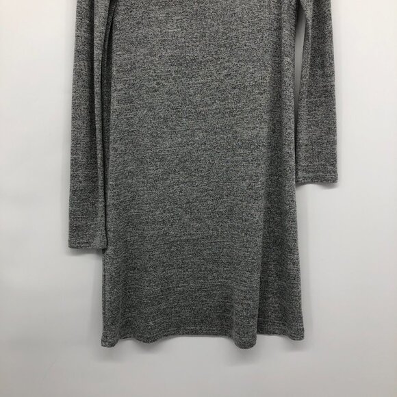 Aritzia Wilfred Free Grey Brinkley Dress Reposa Off One Shoulder Mini Dress S - Picture 6 of 16